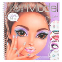 Depesche TOPModel Dress Me UP Stickerbuch Face Beauty Girl